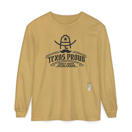Philosopher Long Sleeve T-Shirt, Comfortable Casual Wear, Gift for Thinkers, Ideal for Birthdays - Texas Proud - Dont Mess with Texas