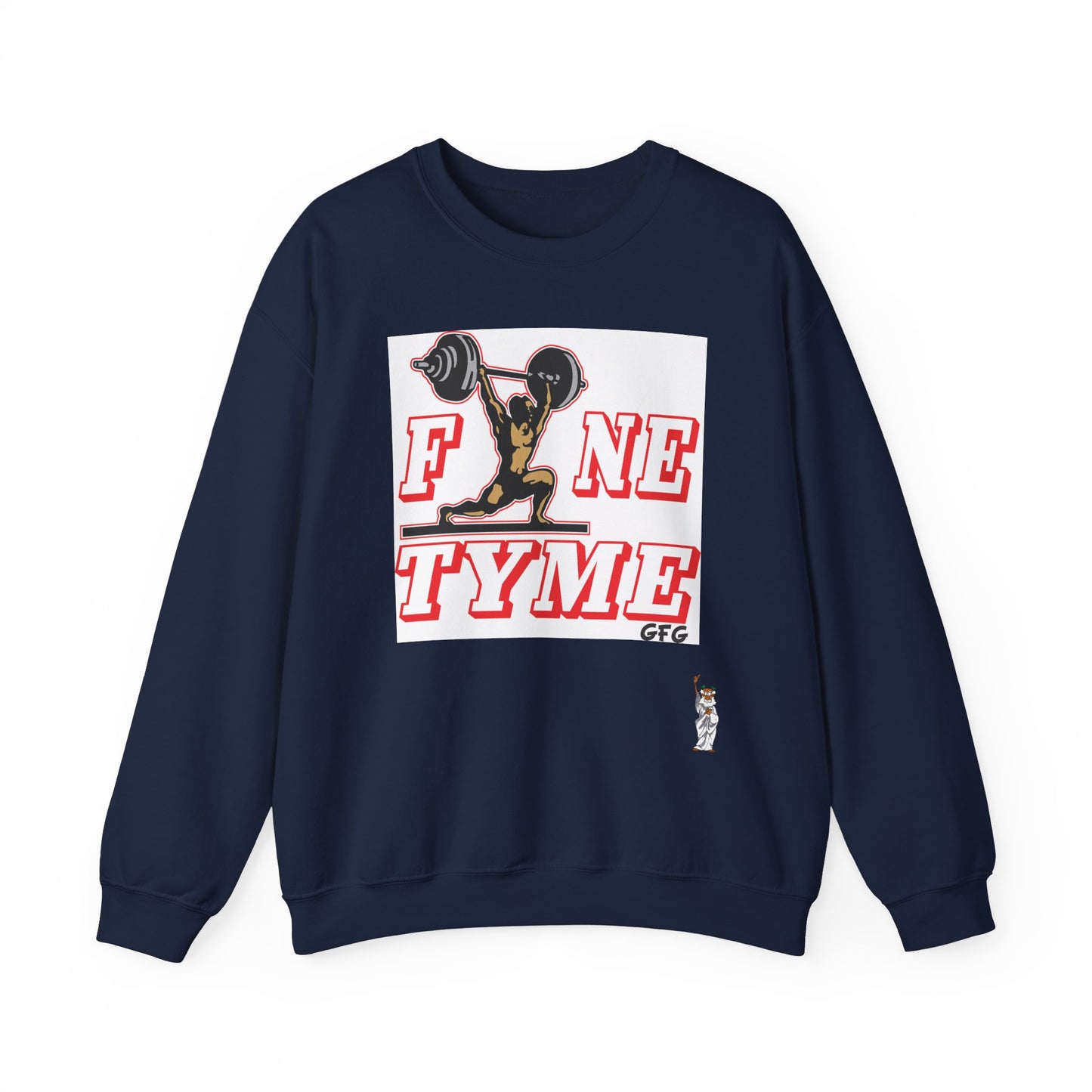 Whimsical Comedy Sweatshirt - Unisex Crewneck, Everyday Wear, Holiday Apparel, Graphic Sweatshirt - Fyne Tyme