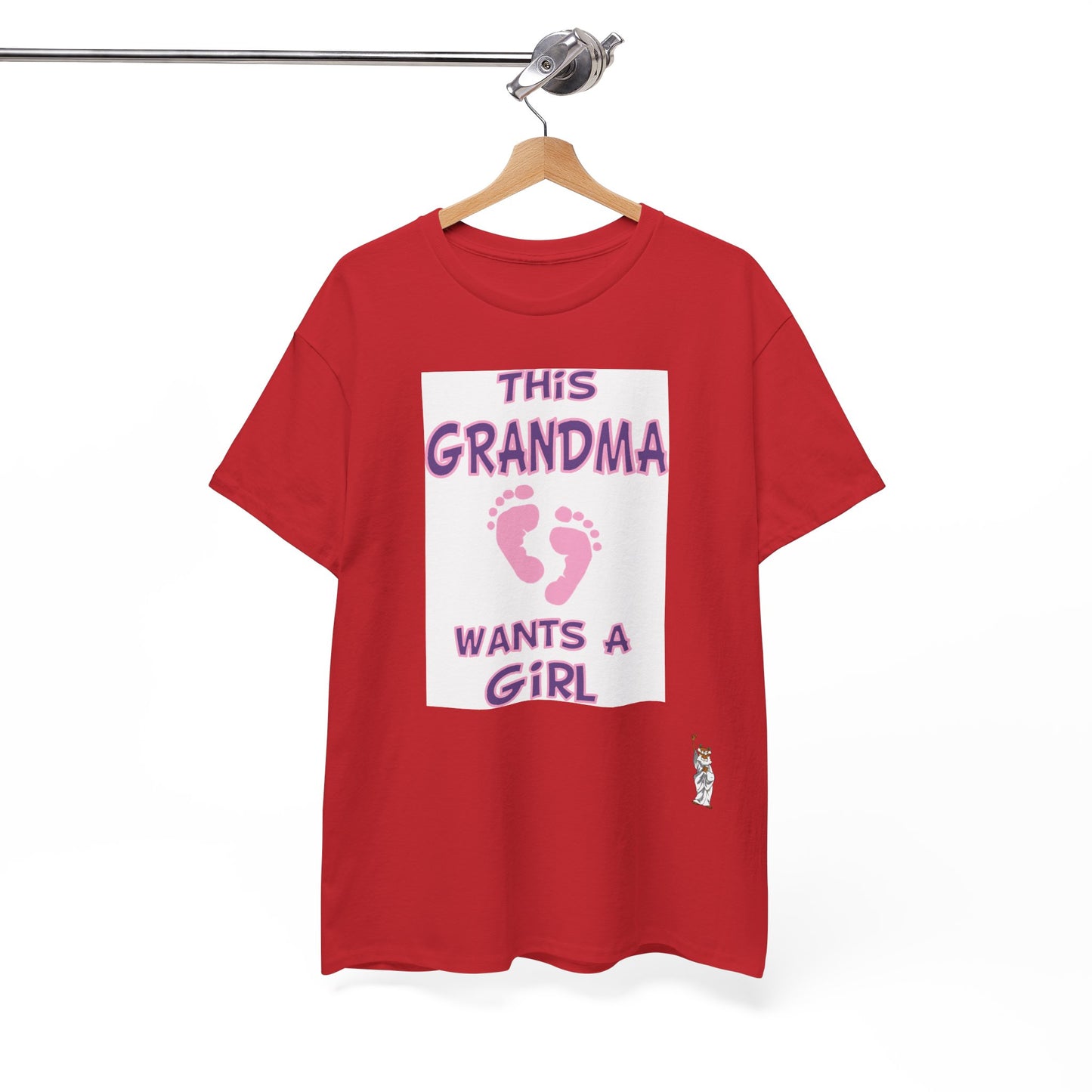 Unisex Heavy Cotton Tee - This Grandma Wants a Girl