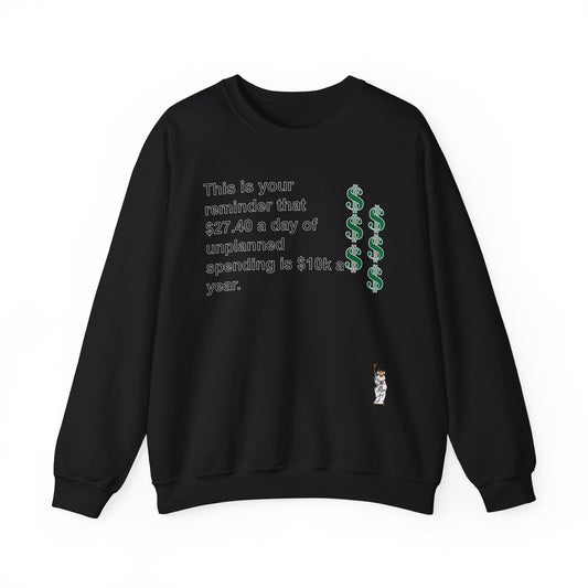 Whimsical Comedy Sweatshirt - Unisex Crewneck, Everyday Wear, Holiday Apparel, Graphic Sweatshirt - This is your reminder