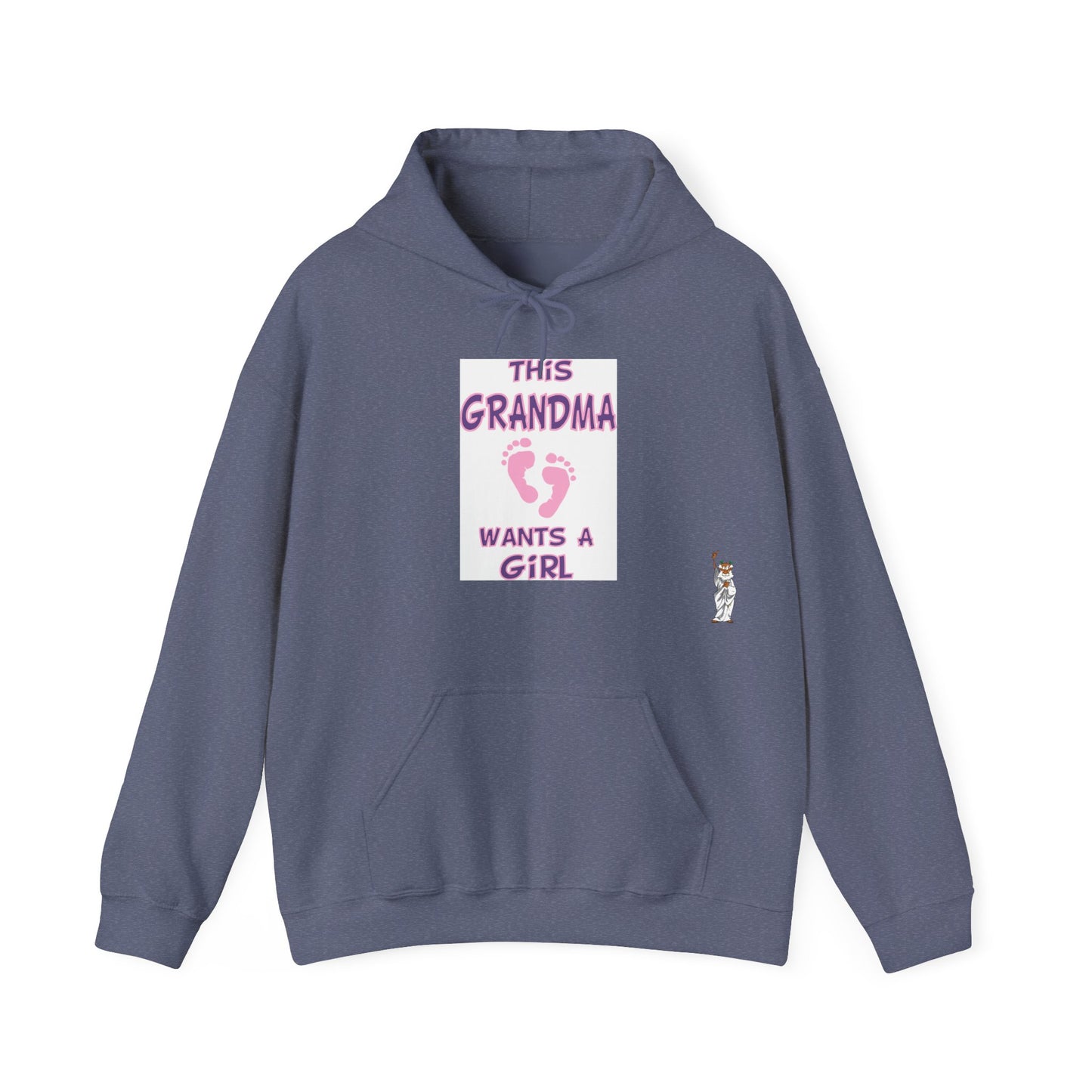 Statue of Liberty Hoodie, Unisex Sweatshirt, Gift for Her, Comfortable Apparel, Design Sweatshirt - This Grandma Wants a Girl
