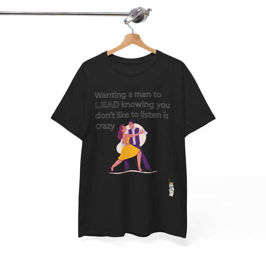 Unisex Heavy Cotton Tee - Push Yourself - Wanting a Man