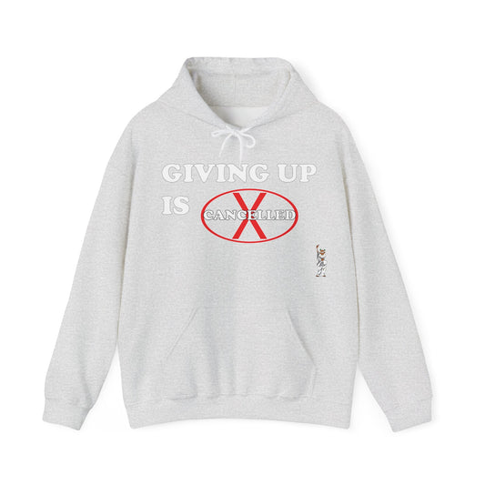Statue of Liberty Hoodie, Unisex Sweatshirt, Gift for Her, Comfortable Apparel, Design Sweatshirt - Giving up is cancelled