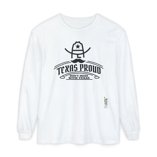 Philosopher Long Sleeve T-Shirt, Comfortable Casual Wear, Gift for Thinkers, Ideal for Birthdays - Texas Proud - Dont Mess with Texas