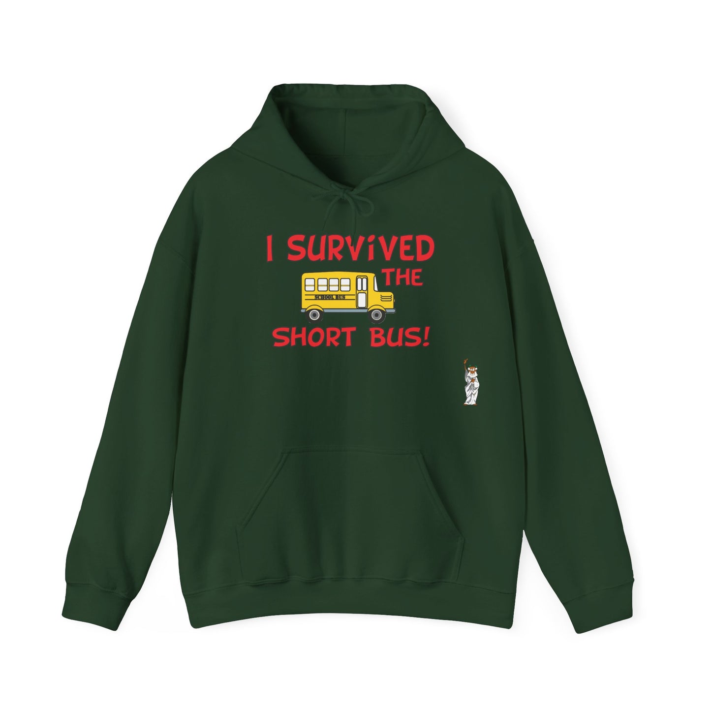 Statue of Liberty Hoodie, Unisex Sweatshirt, Gift for Her, Comfortable Apparel, Design Sweatshirt - I survived the short bus