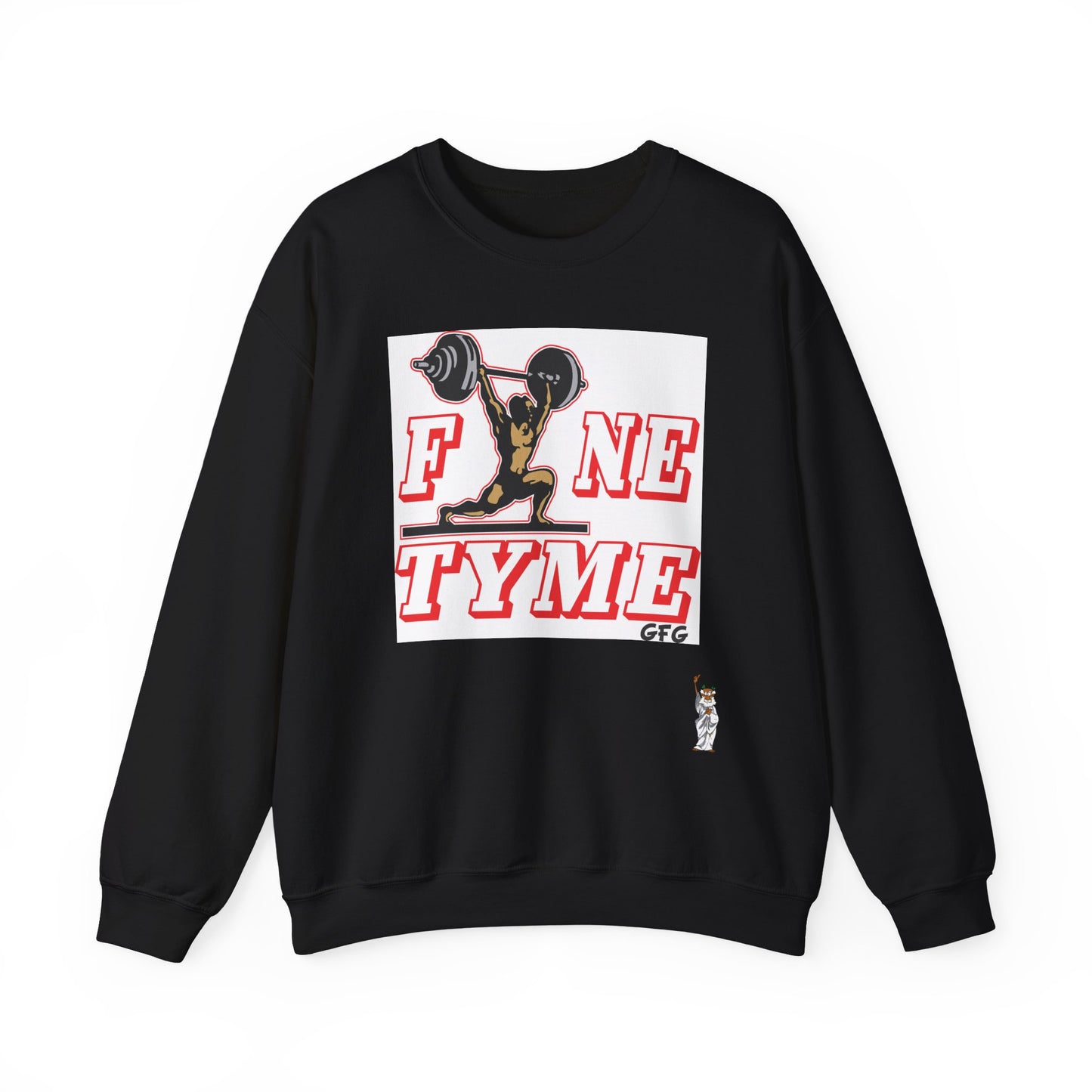 Whimsical Comedy Sweatshirt - Unisex Crewneck,  Everyday Wear, Holiday Apparel, Graphic Sweatshirt - Fyne Tyme