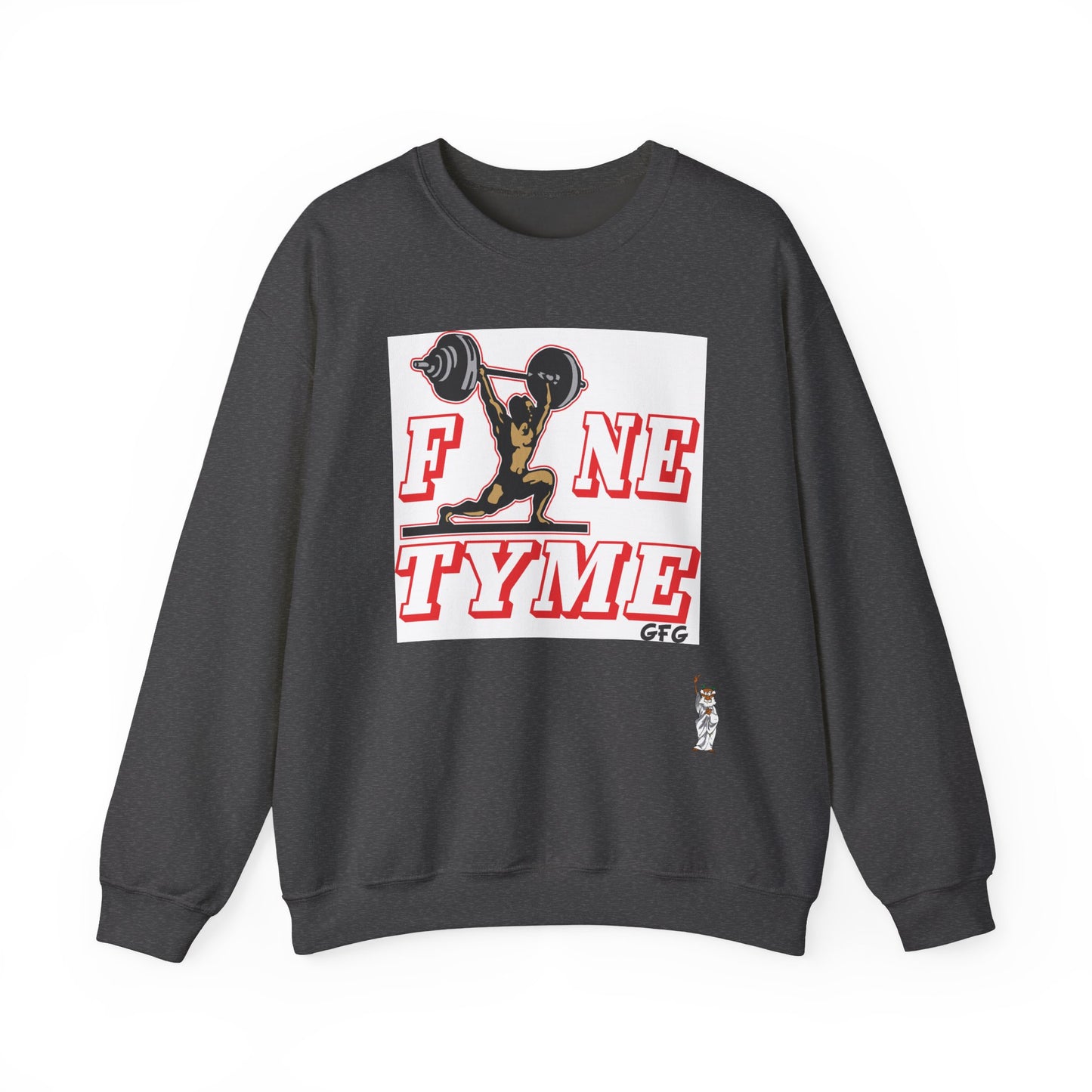 Whimsical Comedy Sweatshirt - Unisex Crewneck,  Everyday Wear, Holiday Apparel, Graphic Sweatshirt - Fyne Tyme