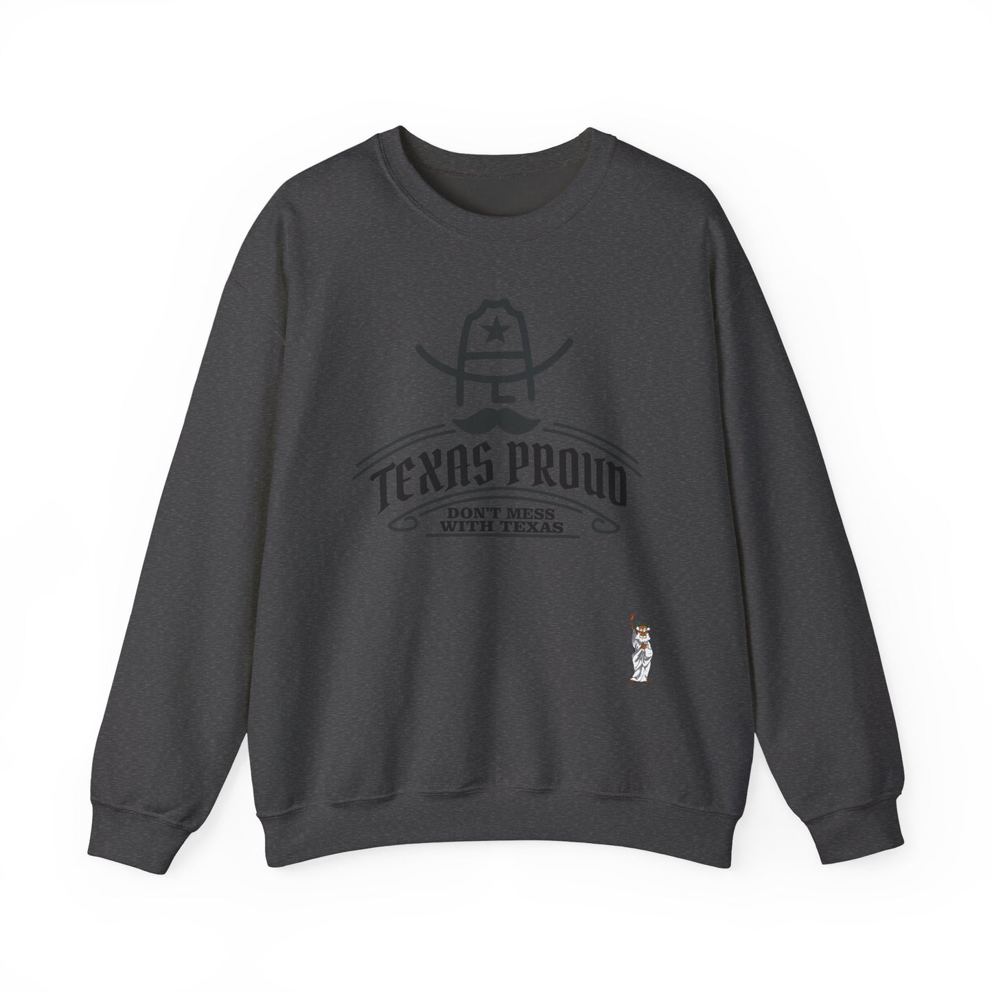 Whimsical Comedy Sweatshirt - Unisex Crewneck,  Everyday Wear, Holiday Apparel, Graphic Sweatshirt - Texas Proud - Dont Mess with Texas