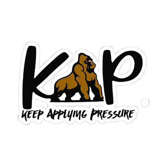 Witty Philosopher Kiss-Cut Stickers, Fun Laptop Decals, Sticker for Students, Gift for Teachers - Keep Applying Pressure