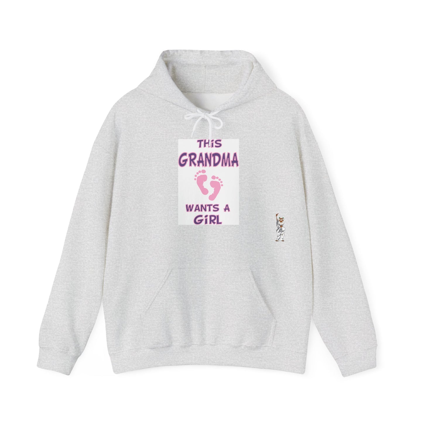 Statue of Liberty Hoodie, Unisex Sweatshirt, Gift for Her, Comfortable Apparel, Design Sweatshirt - This Grandma Wants a Girl