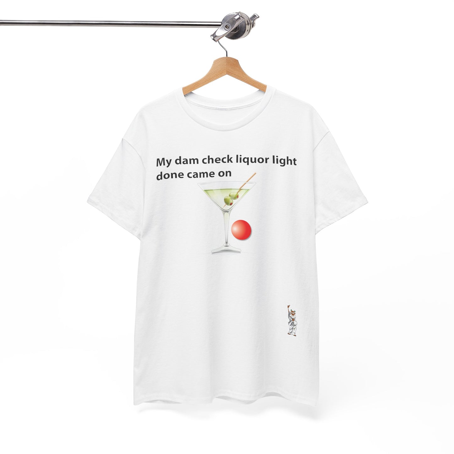 Unisex Heavy Cotton Tee - Push Yourself - My dam check liquor