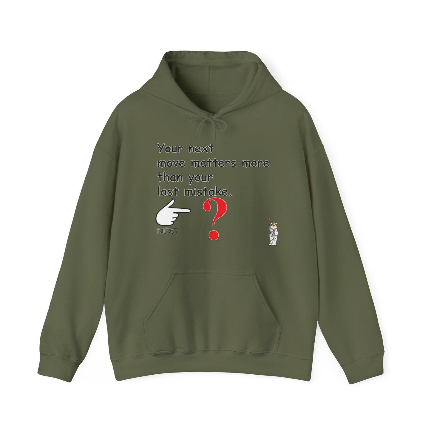 Statue of Liberty Hoodie, Unisex Sweatshirt, Gift for Her, Comfortable Apparel, Design Sweatshirt - Your Next move matters