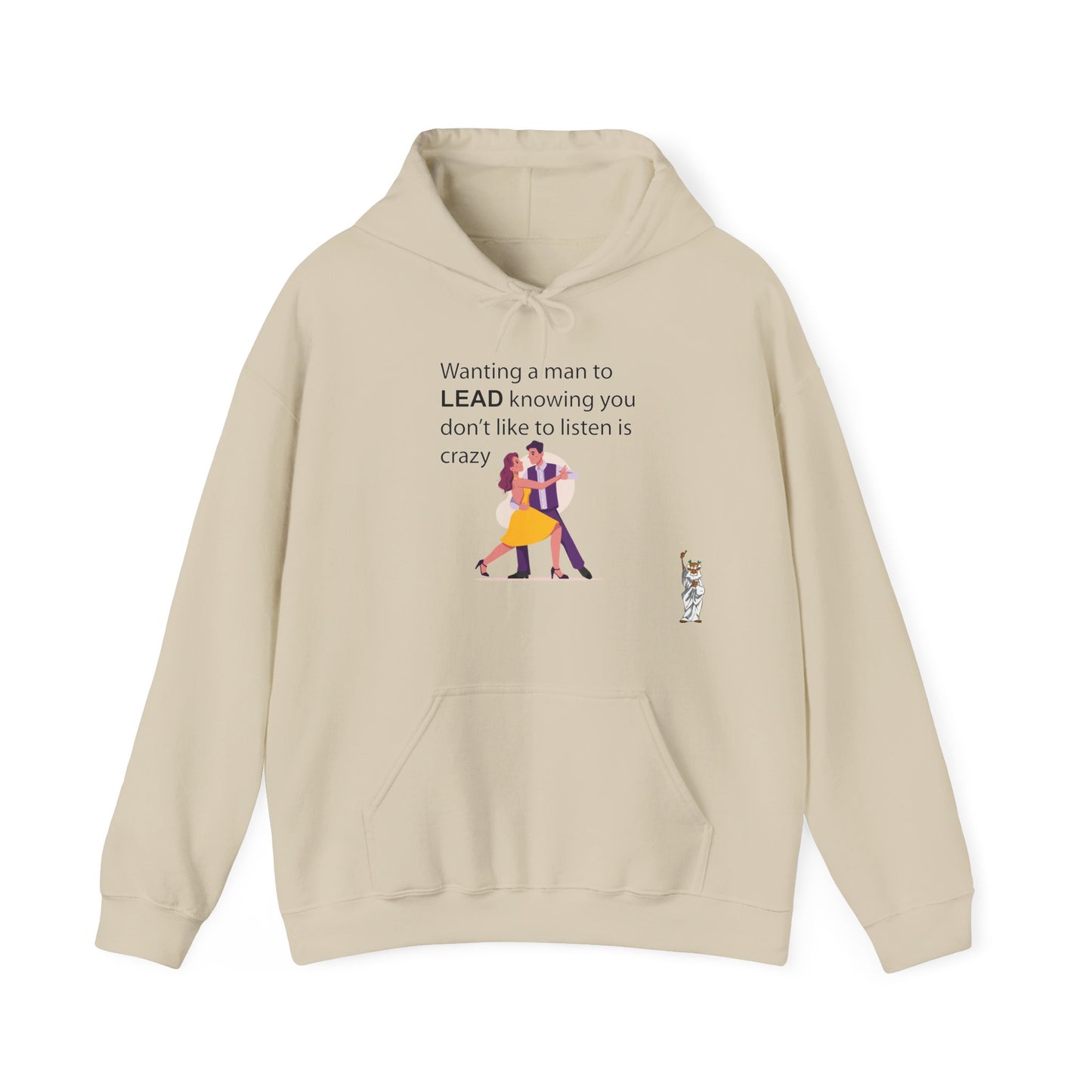Statue of Liberty Hoodie, Unisex Sweatshirt, Gift for Her, Comfortable Apparel, Design Sweatshirt - Wanting a Man