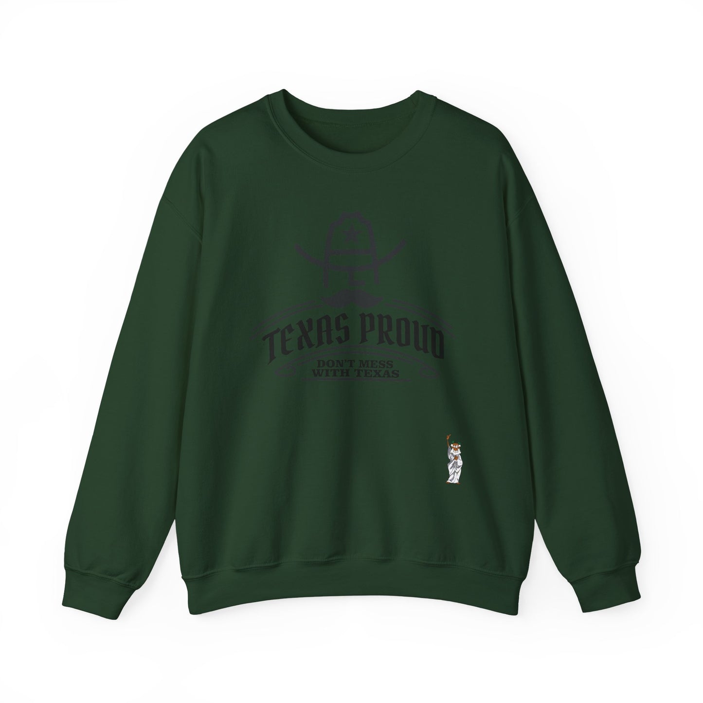 Whimsical Comedy Sweatshirt - Unisex Crewneck,  Everyday Wear, Holiday Apparel, Graphic Sweatshirt - Texas Proud - Dont Mess with Texas