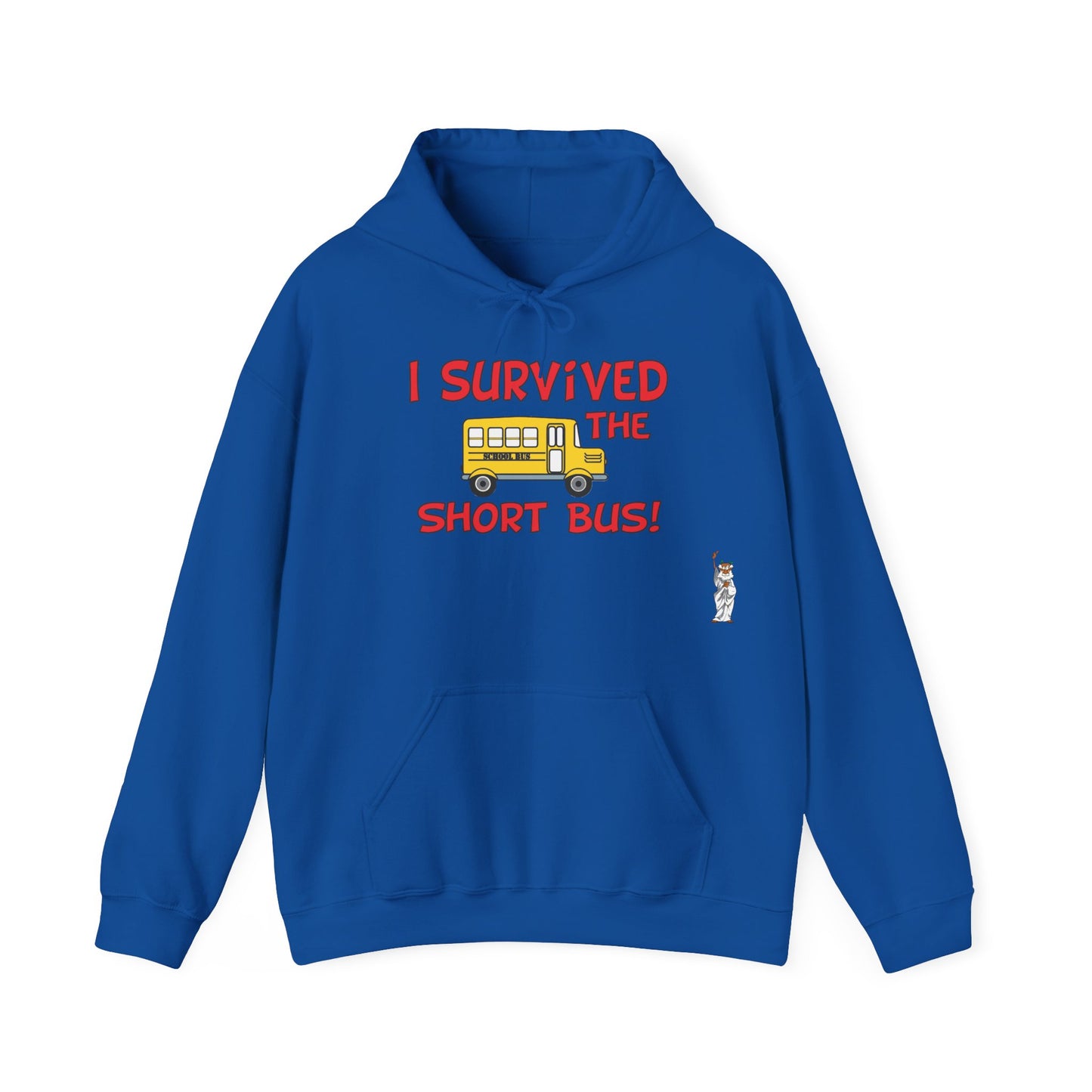 Statue of Liberty Hoodie, Unisex Sweatshirt, Gift for Her, Comfortable Apparel, Design Sweatshirt - I survived the short bus