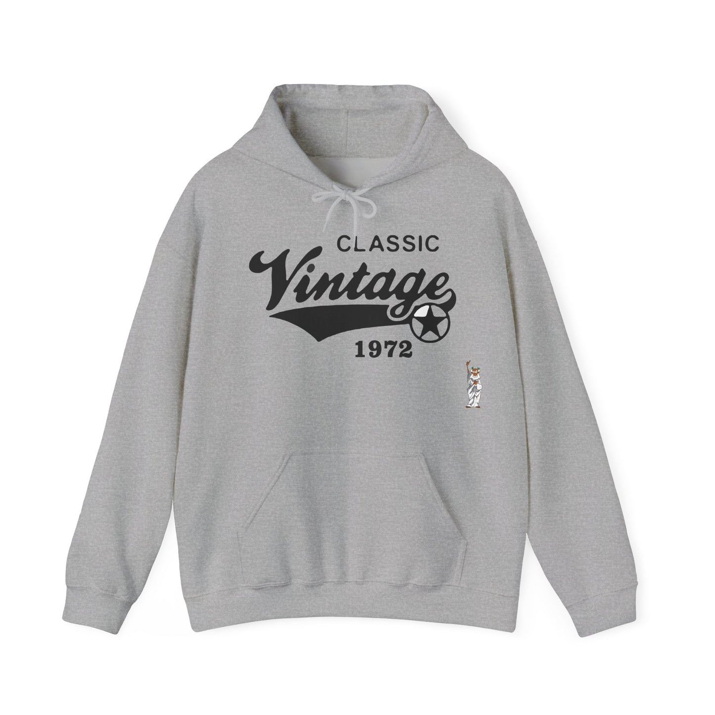 Statue of Liberty Hoodie, Unisex Sweatshirt, Gift for Her, Casual Wear, Comfortable Apparel, Unique Design Sweatshirt - Classic Vintage 1972