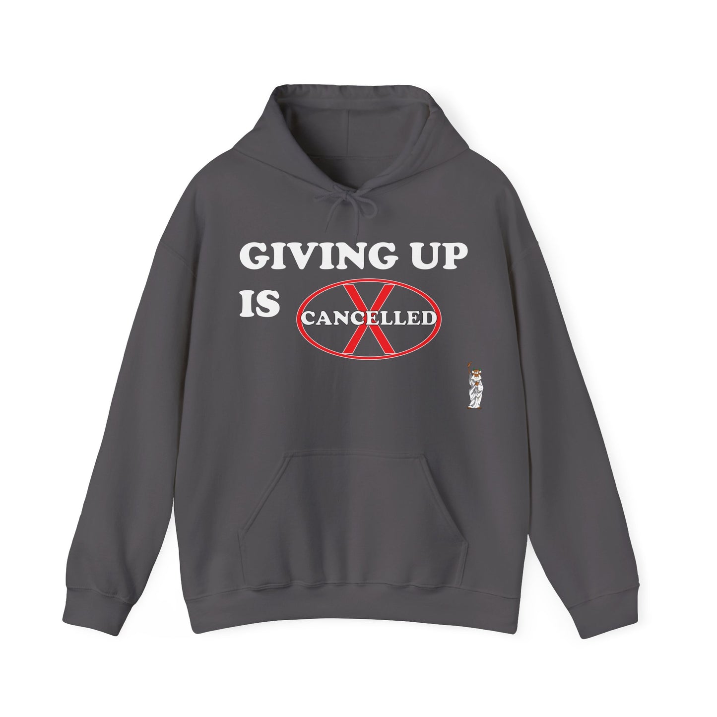Statue of Liberty Hoodie, Unisex Sweatshirt, Gift for Her, Comfortable Apparel, Design Sweatshirt - Giving up is cancelled
