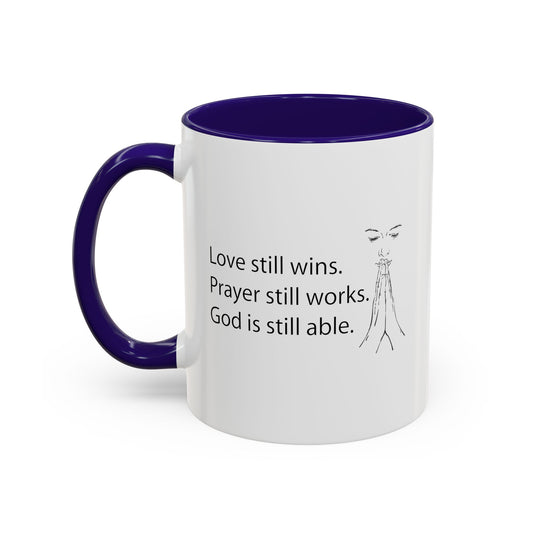 Colorful Whimsical Mugs - Perfect for Coffee Lovers, Gifts for Birthdays, Seasonal Celebrations - God is able