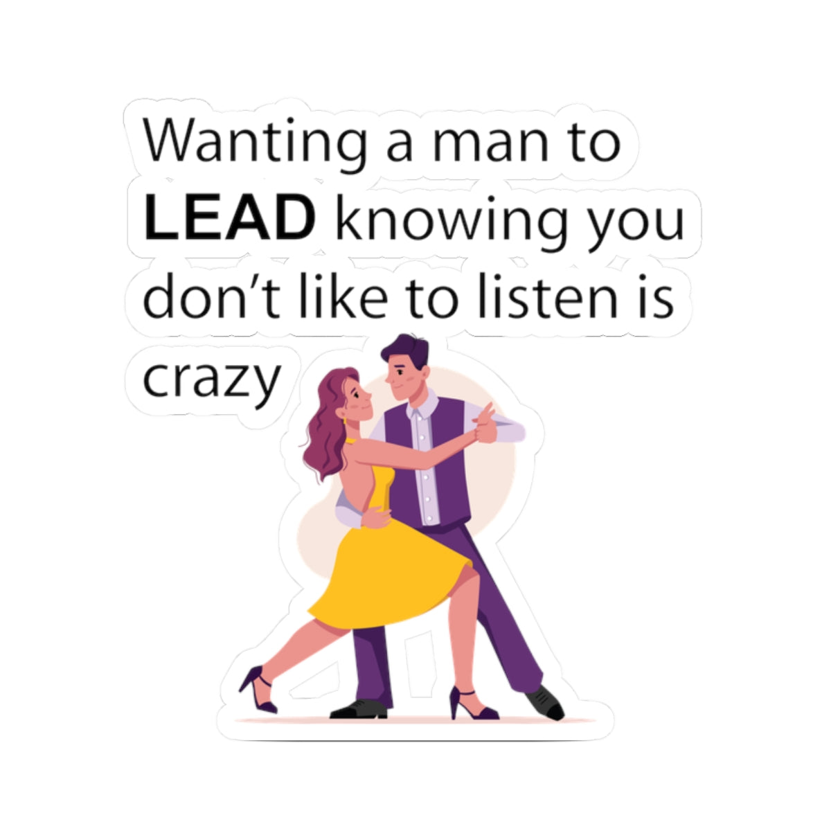 Witty Philosopher Kiss-Cut Stickers, Fun Laptop Decals, Sticker for Students, Gift for Teachers - Wanting a Man