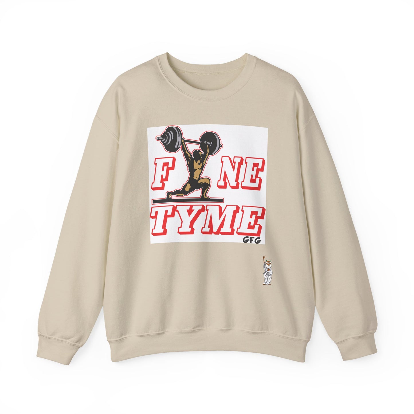 Whimsical Comedy Sweatshirt - Unisex Crewneck,  Everyday Wear, Holiday Apparel, Graphic Sweatshirt - Fyne Tyme