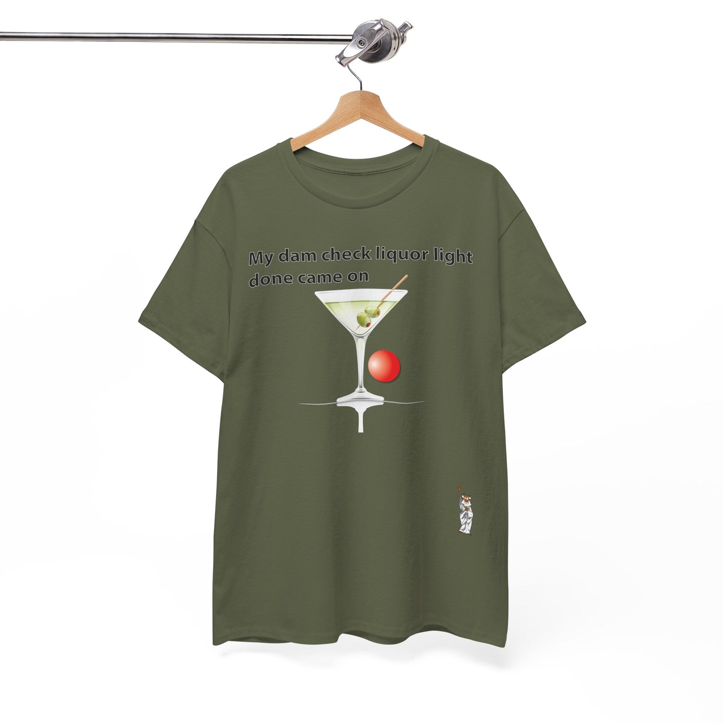 Unisex Heavy Cotton Tee - Push Yourself - My dam check liquor