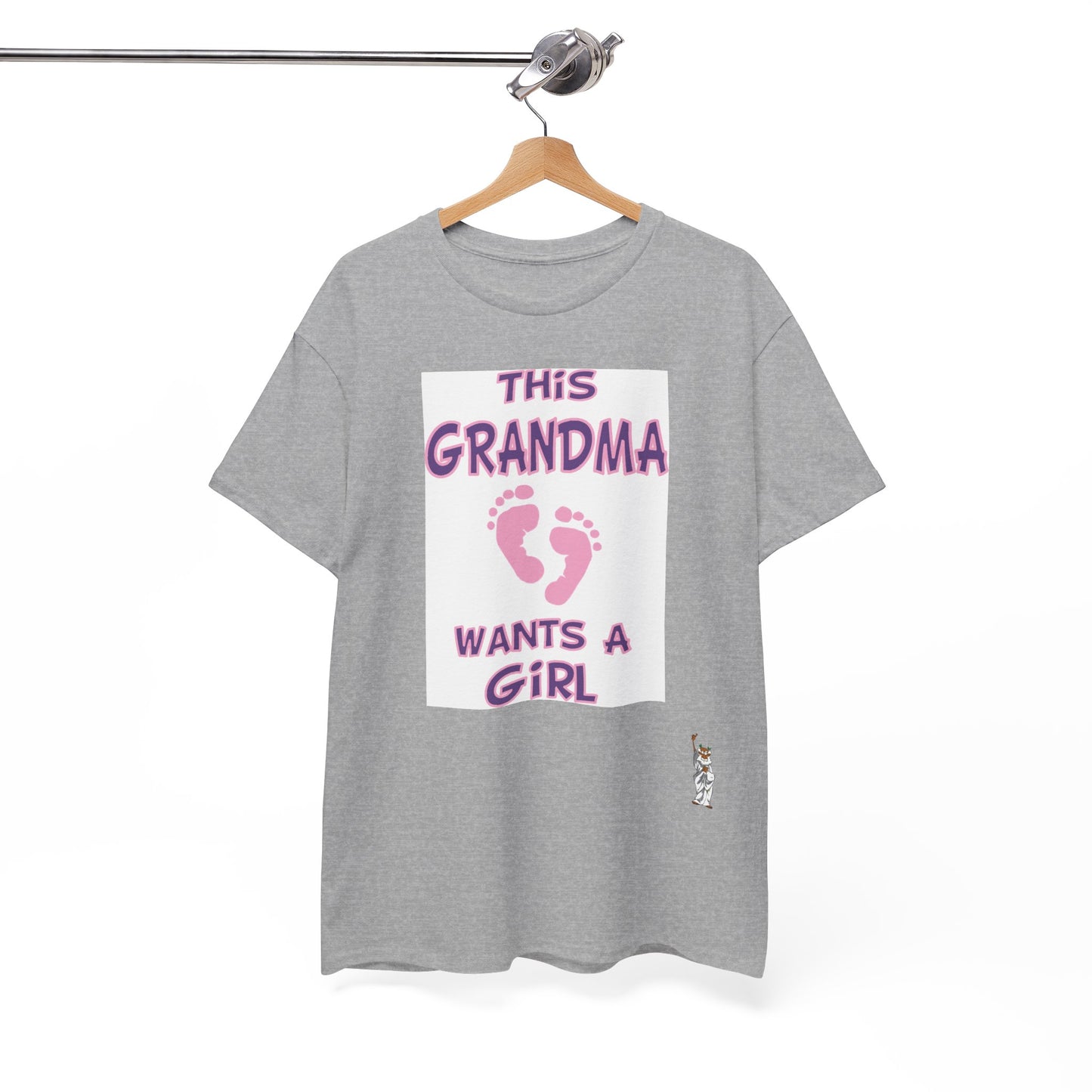 Unisex Heavy Cotton Tee - This Grandma Wants a Girl