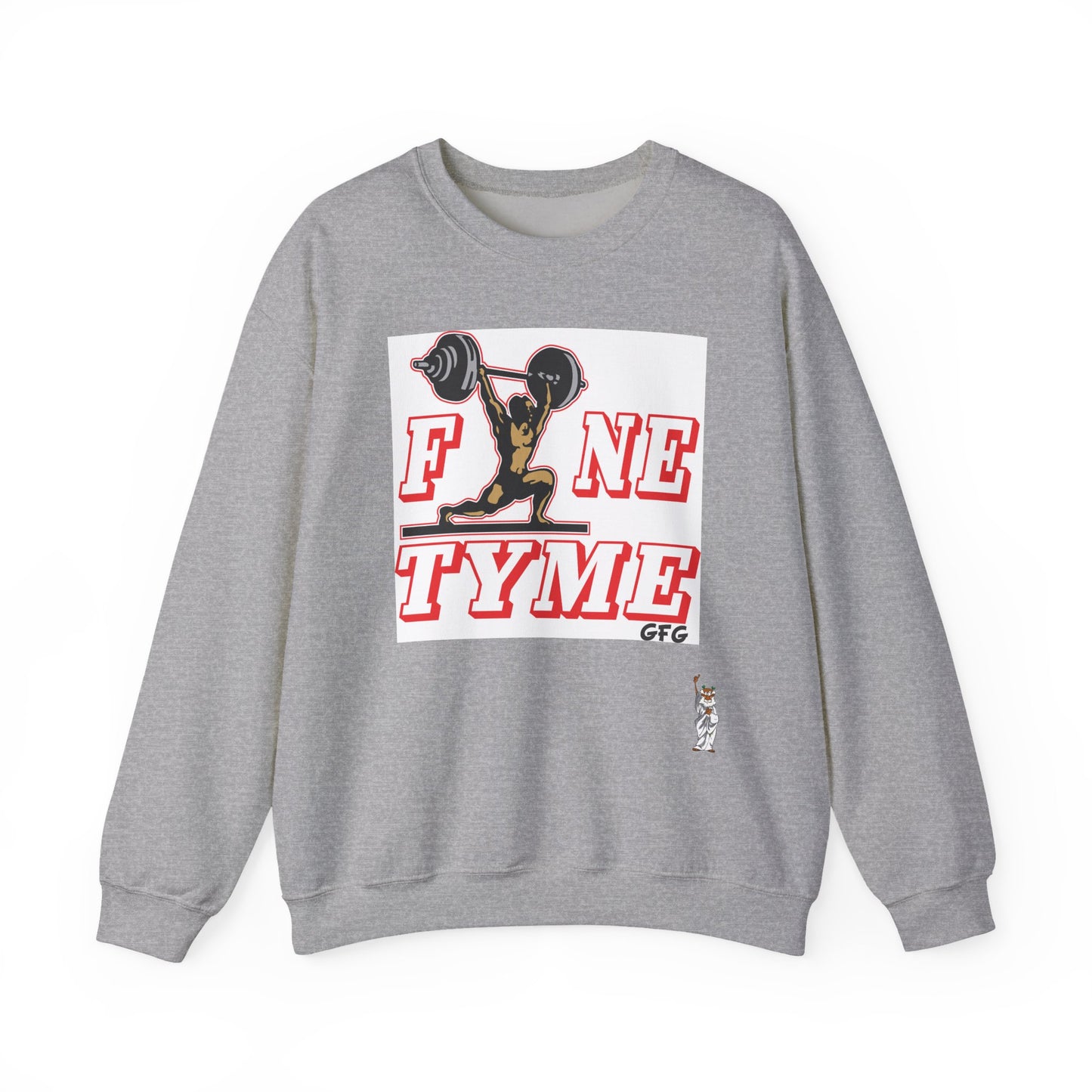 Whimsical Comedy Sweatshirt - Unisex Crewneck,  Everyday Wear, Holiday Apparel, Graphic Sweatshirt - Fyne Tyme