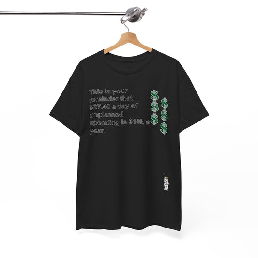 Unisex Heavy Cotton Tee - Push Yourself - This is your reminder