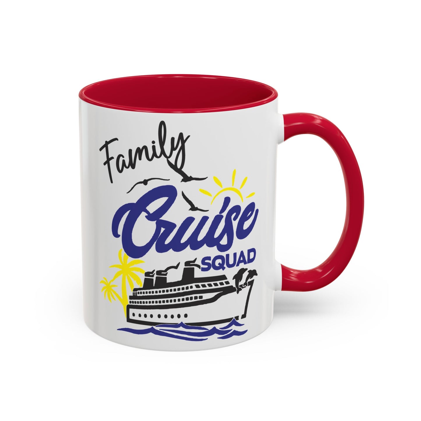 Colorful Whimsical Mugs - Perfect for Coffee Lovers, Gifts for Birthdays, Seasonal Celebrations - Family Cruise Squad