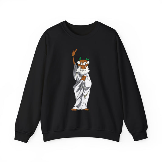 Whimsical Comedy Sweatshirt - Unisex Crewneck, Funny Gift, Cozy Layer, Everyday Wear, Holiday Apparel, Unique Graphic Sweatshirt - Old Man