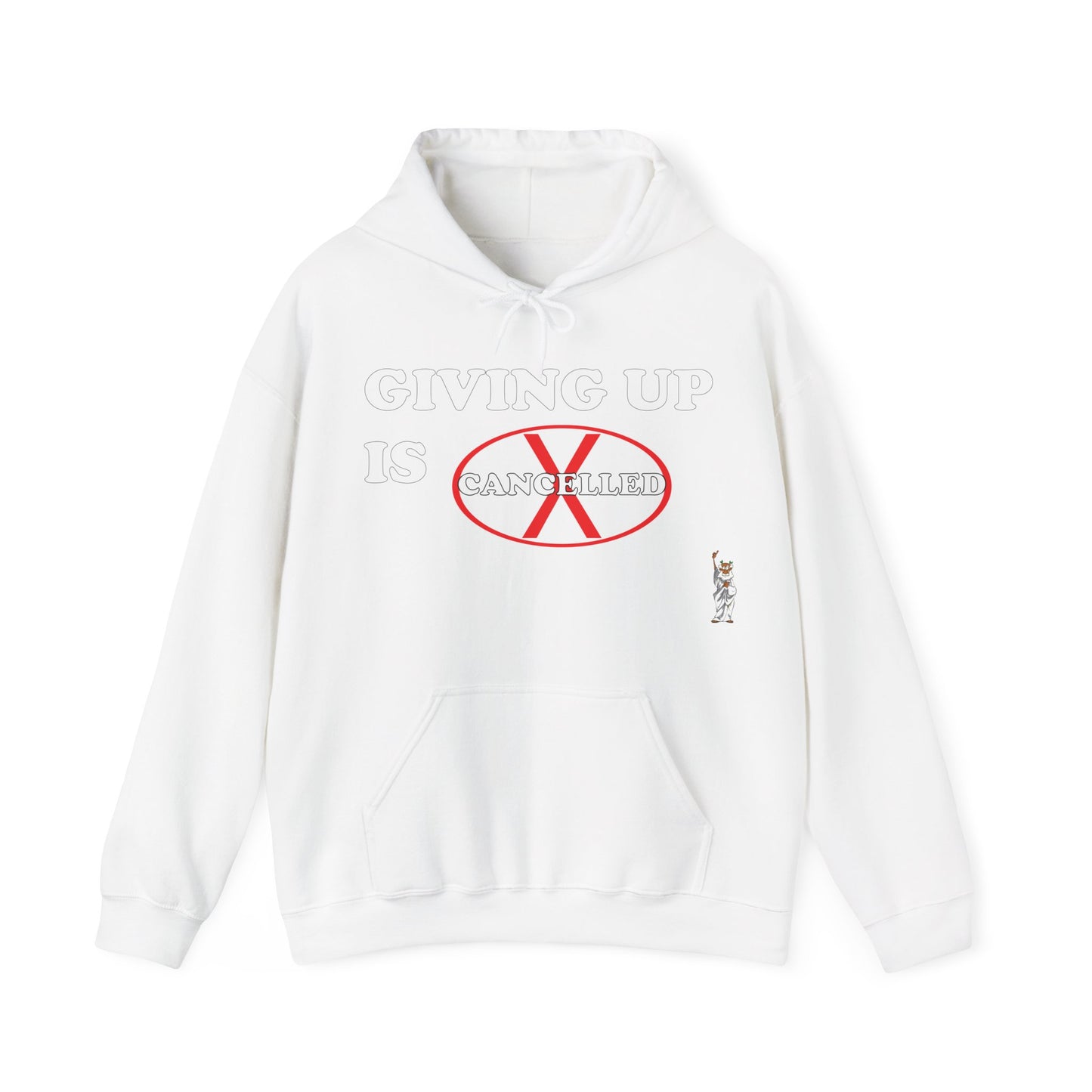 Statue of Liberty Hoodie, Unisex Sweatshirt, Gift for Her, Comfortable Apparel, Design Sweatshirt - Giving up is cancelled