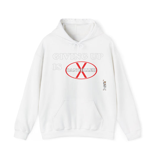Statue of Liberty Hoodie, Unisex Sweatshirt, Gift for Her, Comfortable Apparel, Design Sweatshirt - Giving up is cancelled