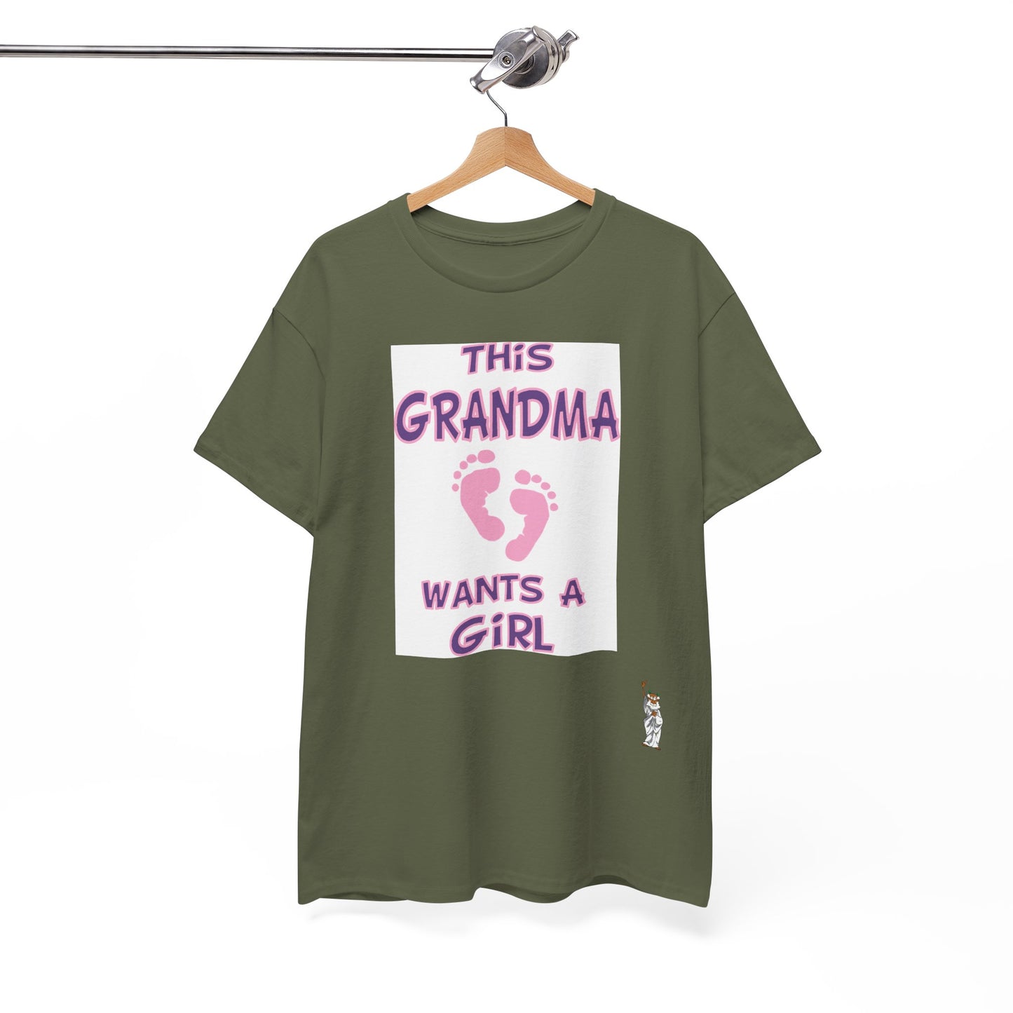 Unisex Heavy Cotton Tee - This Grandma Wants a Girl