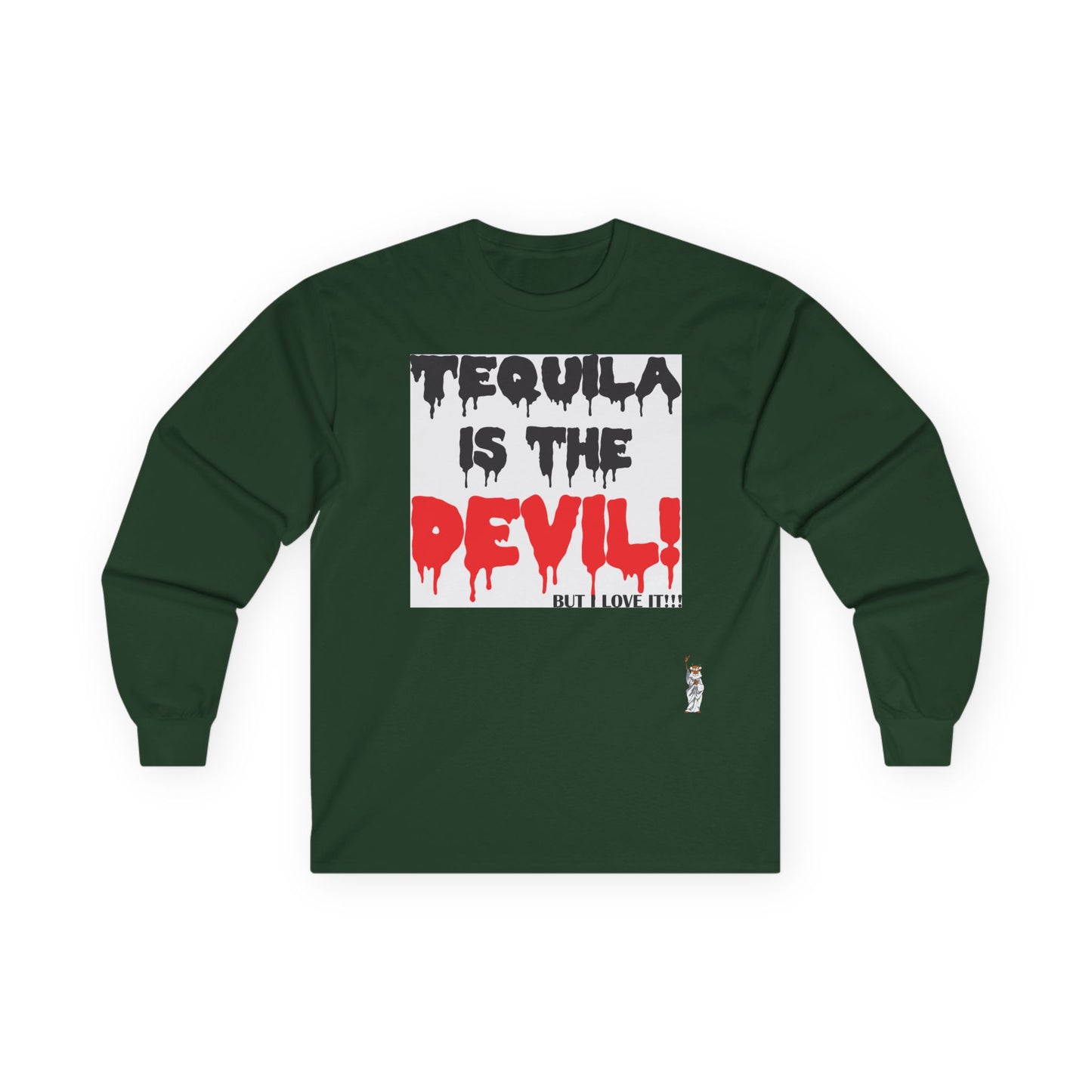 Unisex Ultra Cotton Long Sleeve Tee - Tequila is the devil-but i love it