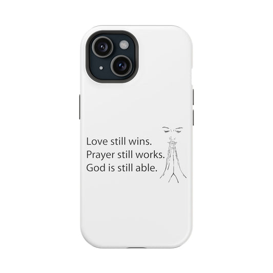 Magnetic Phone Cases, , Fitness Gift, Motivational Accessory, Accessories- God is able