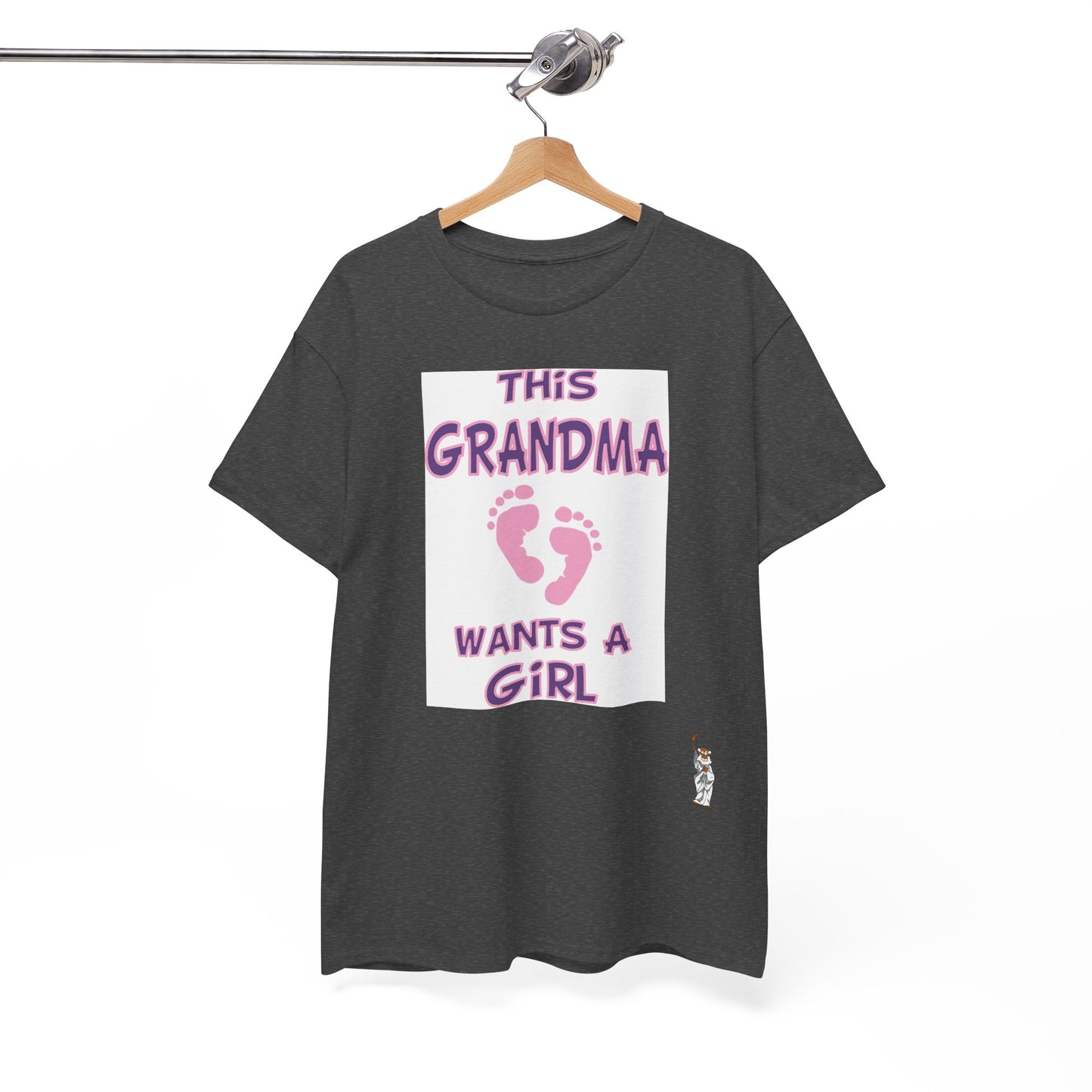 Unisex Heavy Cotton Tee - This Grandma Wants a Girl