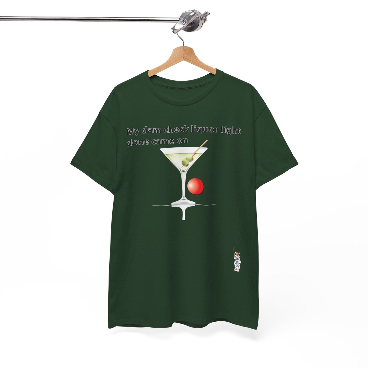 Unisex Heavy Cotton Tee - Push Yourself - My dam check liquor