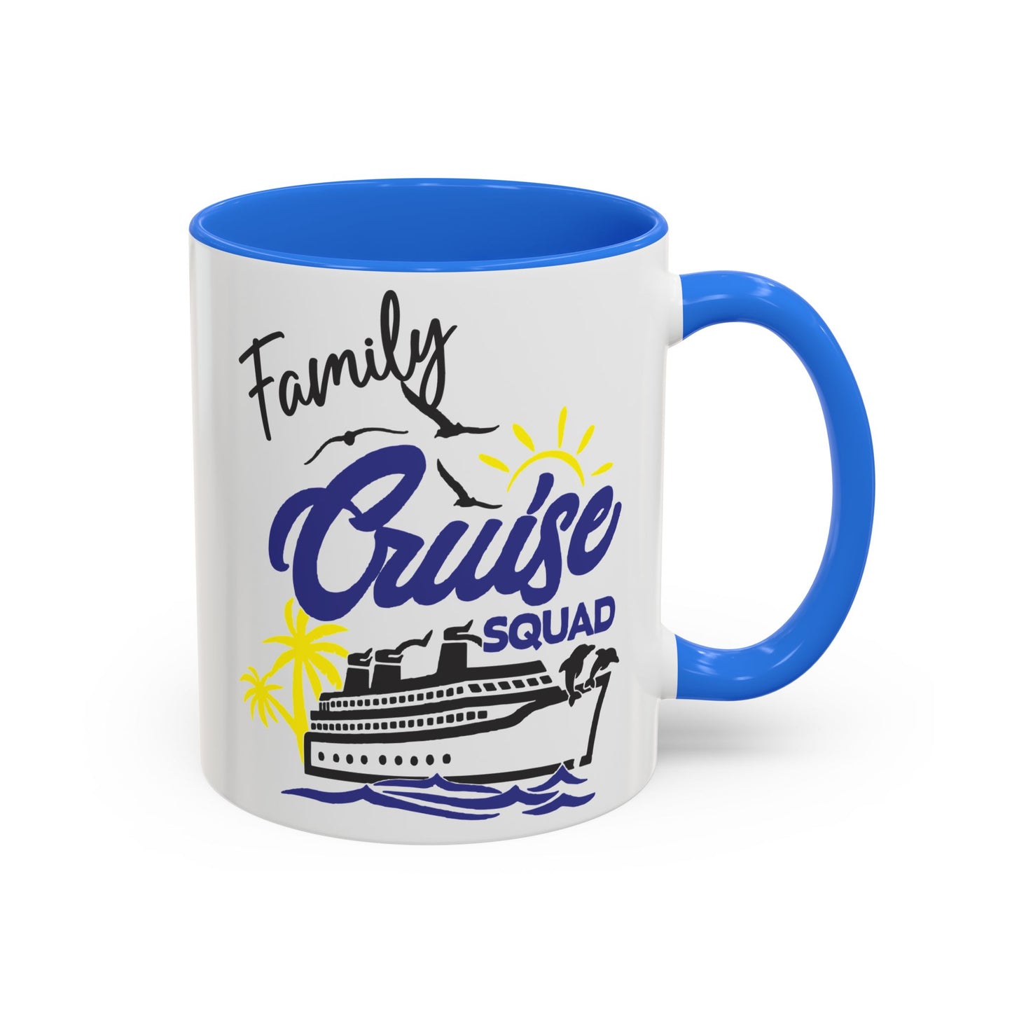 Colorful Whimsical Mugs - Perfect for Coffee Lovers, Gifts for Birthdays, Seasonal Celebrations - Family Cruise Squad