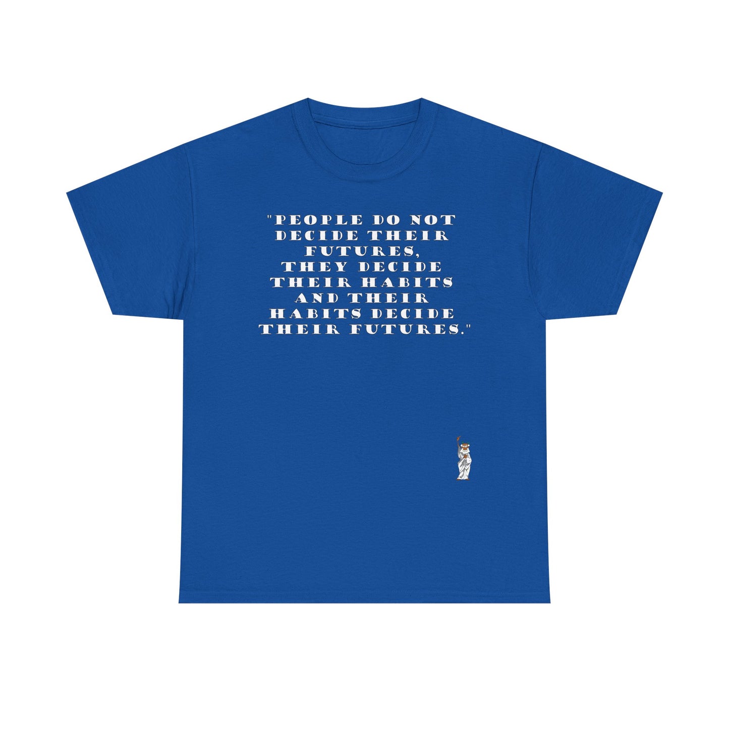 Unisex Heavy Cotton Tee - People do not decide their futures