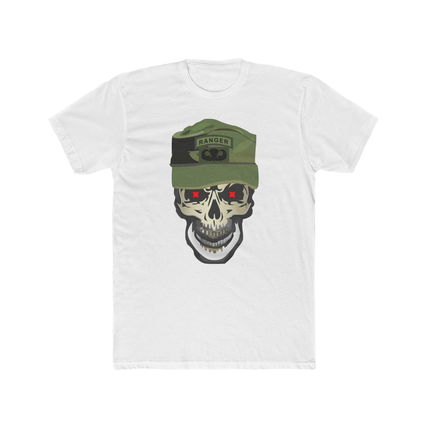 Skull Ranger Graphic Tee, Unisex T-Shirt, Halloween Top, Casual Wear, Gift for Him, Edgy Style, Outdoor Adventure