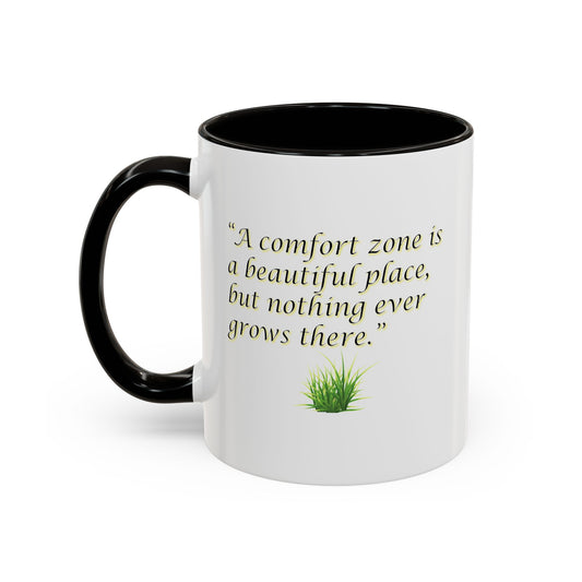 Colorful Whimsical Mugs - Perfect for Coffee Lovers, Gifts for Birthdays, Seasonal Celebrations - Comfort zone is a beautiful place