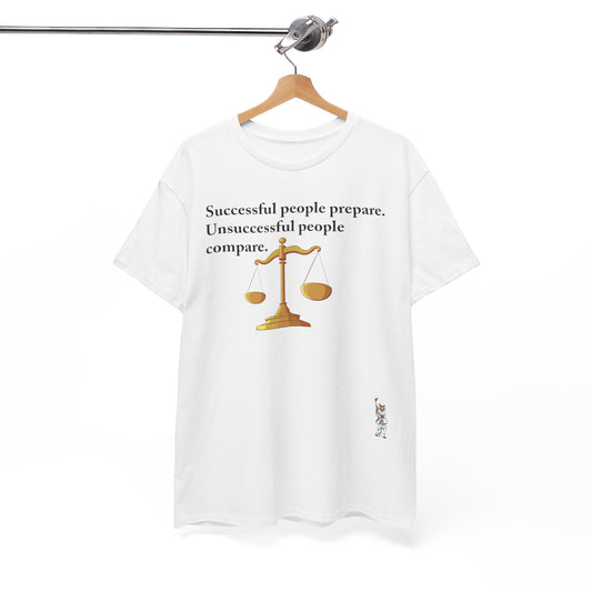 Unisex Heavy Cotton Tee - Push Yourself - Successful People