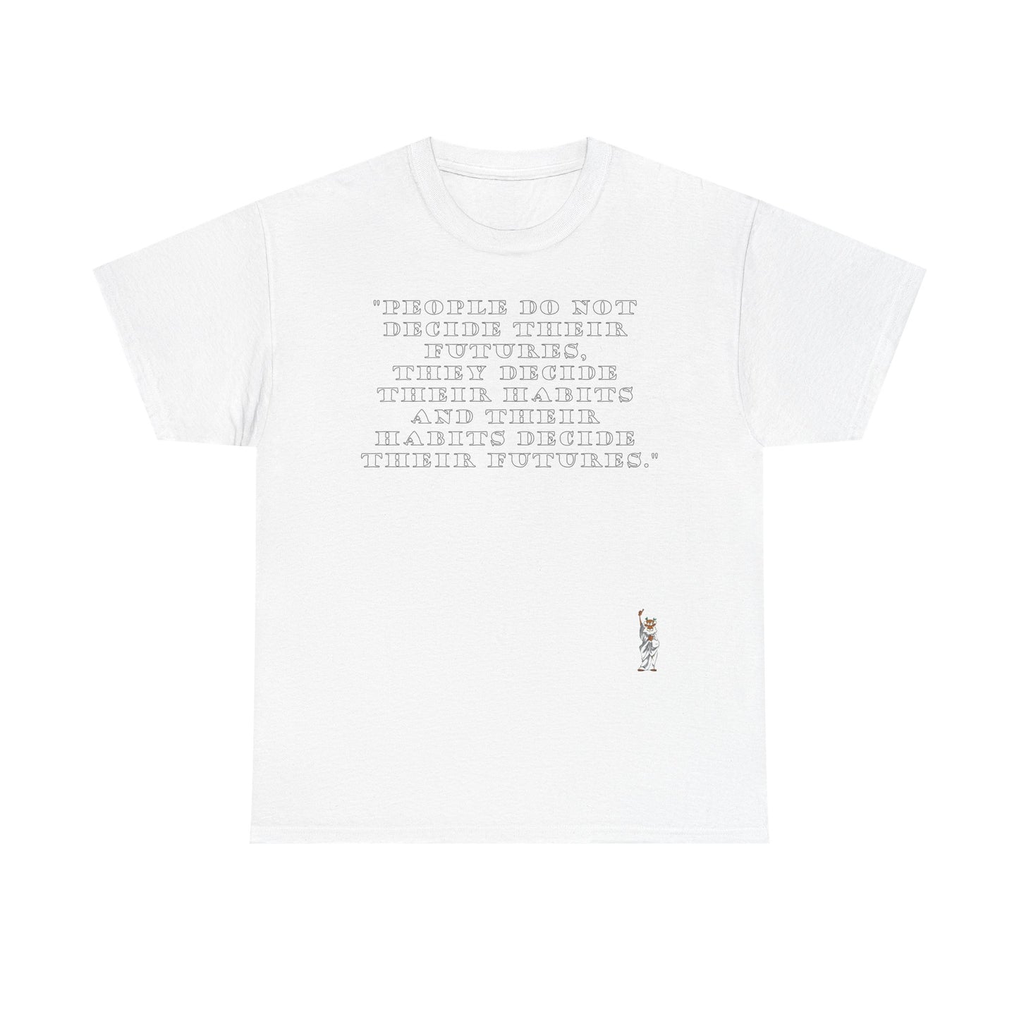 Unisex Heavy Cotton Tee - People do not decide their futures