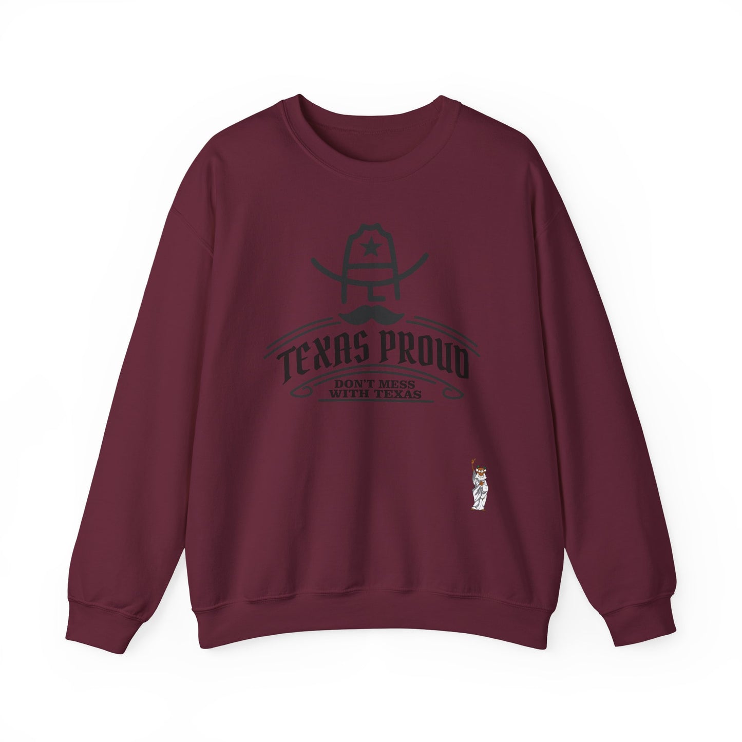 Whimsical Comedy Sweatshirt - Unisex Crewneck,  Everyday Wear, Holiday Apparel, Graphic Sweatshirt - Texas Proud - Dont Mess with Texas