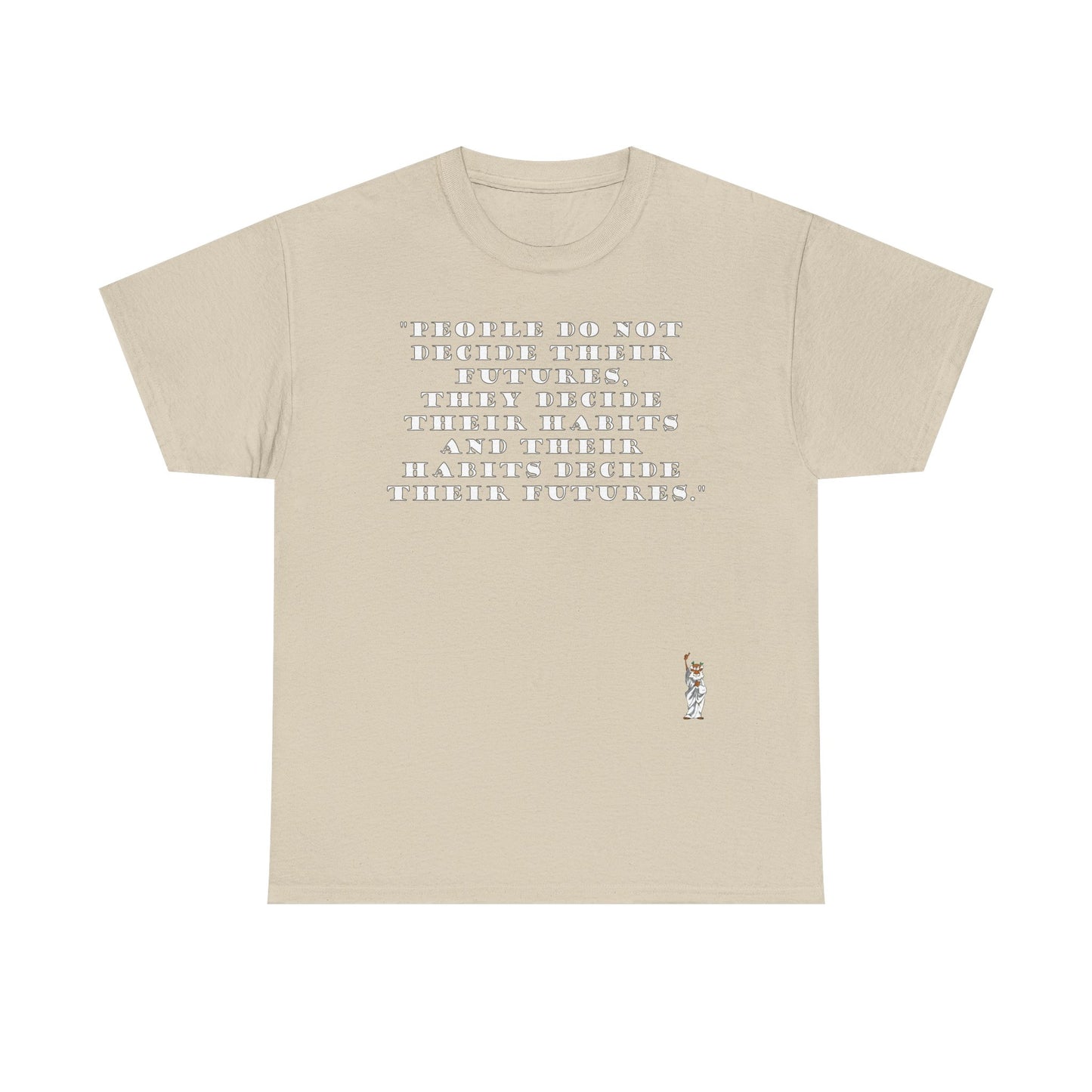 Unisex Heavy Cotton Tee - People do not decide their futures