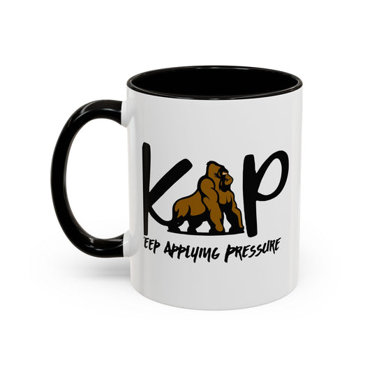 Colorful Whimsical Mugs - Perfect for Coffee Lovers, Gifts for Birthdays, Seasonal Celebrations - Keep Applying Pressure