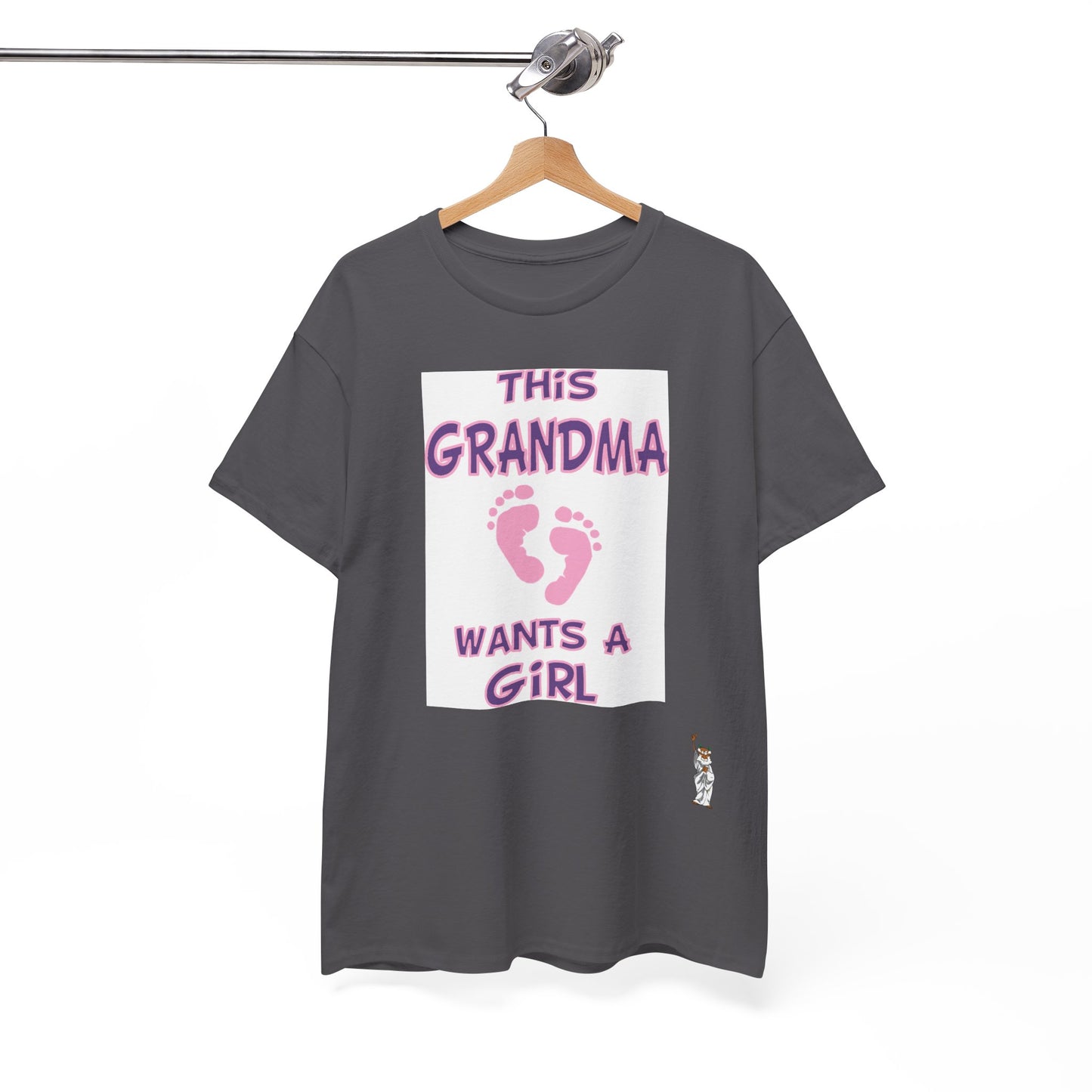 Unisex Heavy Cotton Tee - This Grandma Wants a Girl