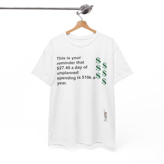 Unisex Heavy Cotton Tee - Push Yourself - This is your reminder