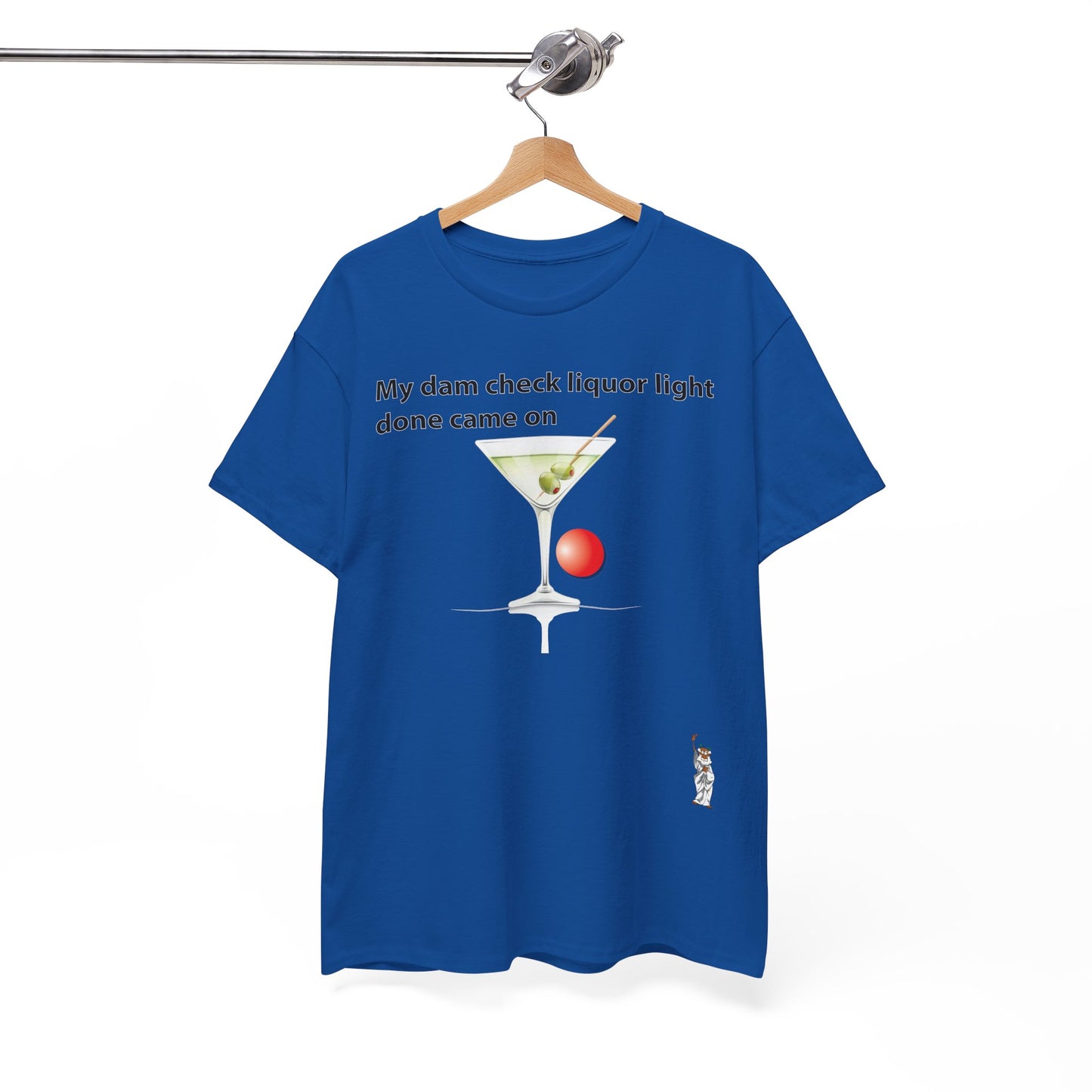 Unisex Heavy Cotton Tee - Push Yourself - My dam check liquor