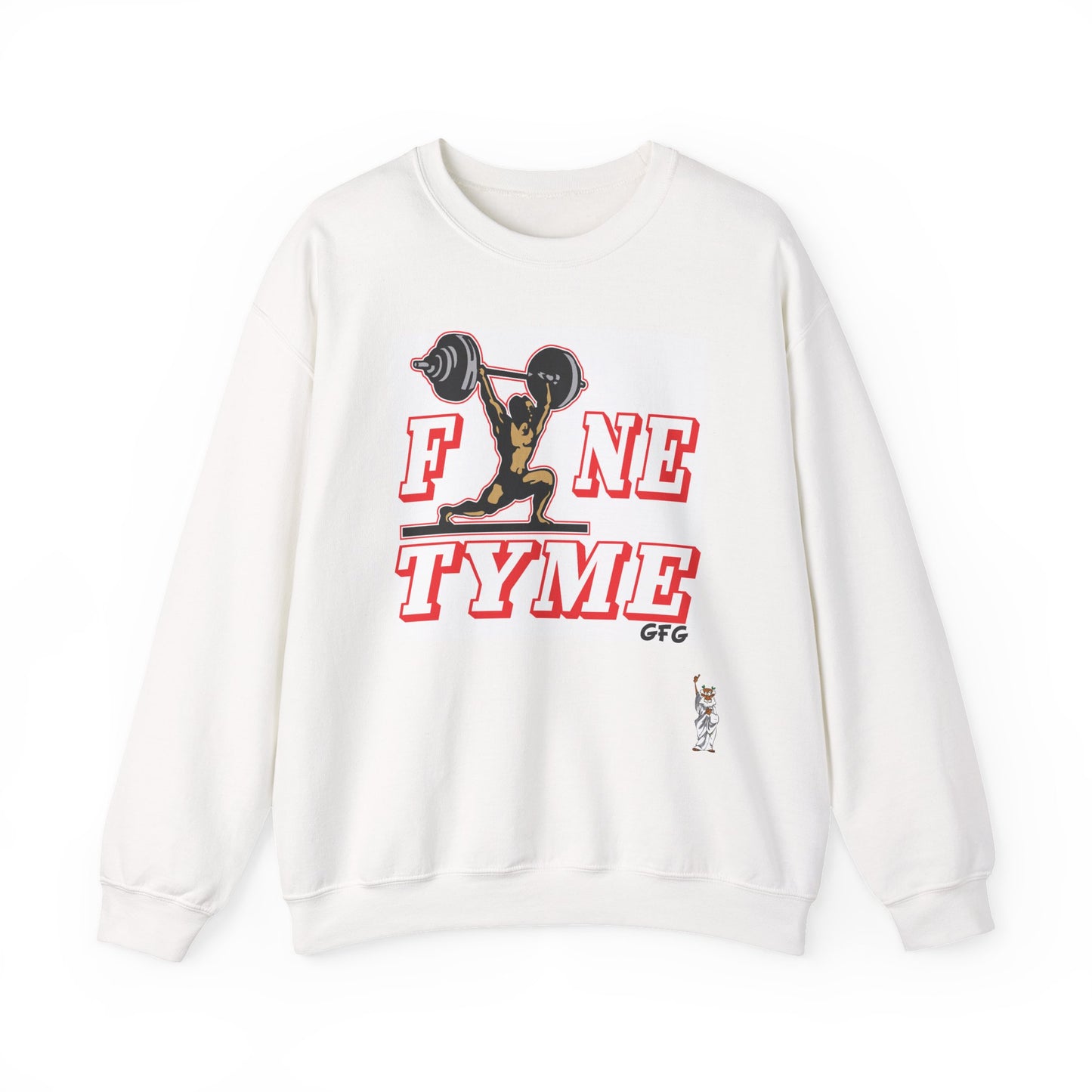 Whimsical Comedy Sweatshirt - Unisex Crewneck,  Everyday Wear, Holiday Apparel, Graphic Sweatshirt - Fyne Tyme